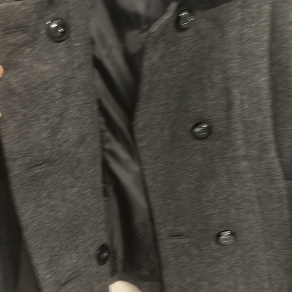 NWOT Mango Short Wool Coat in a Dark Grey in Size UK M!Super warm & classy - Picture 11 of 17